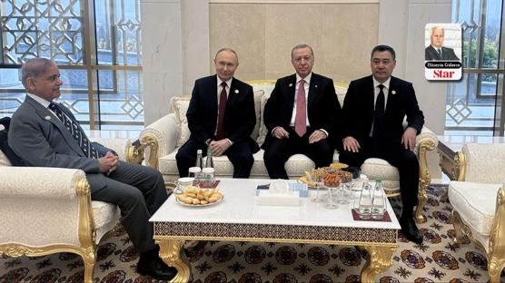 Erdoan Trkmenistan'da; Trkiye Yzyl'na alan kaplar