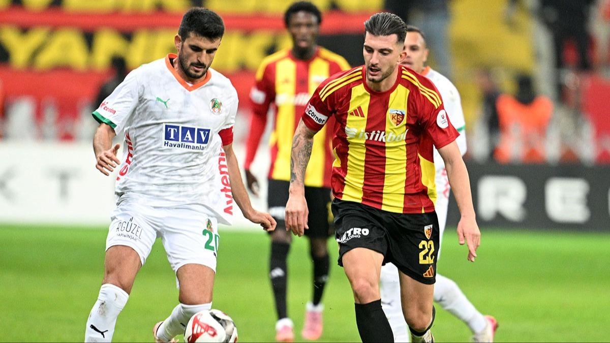 Kayseri'de gol sesi kmad
