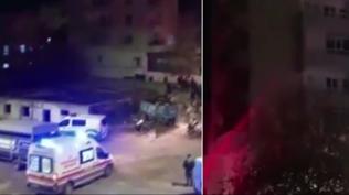 Siverek'te binada yangın paniği: 9 kişi hastaneye kaldırıldı