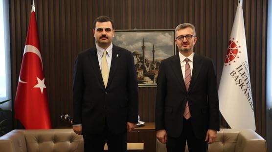 AK Parti Genel Sekreteri İnan'dan Cumhurbaşkanlığı İletişim Başkanı Duran'a ziyaret