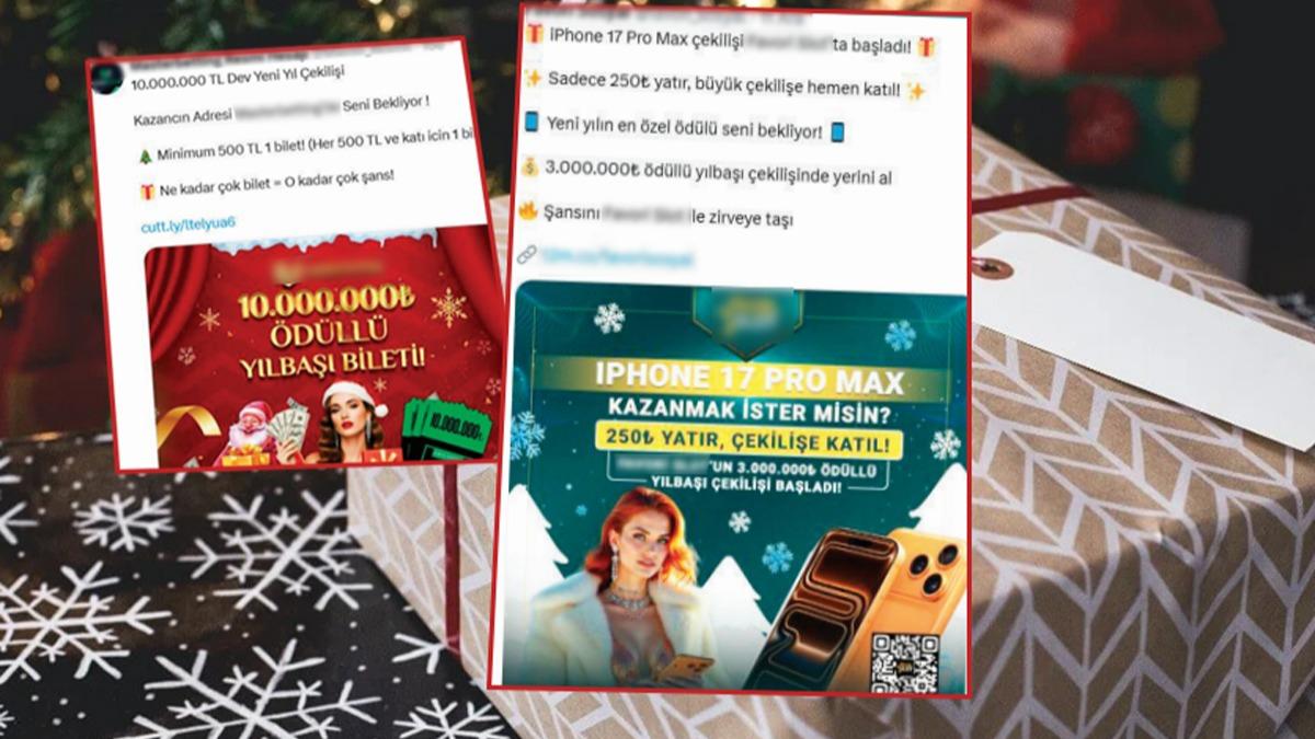 Sosyal medyada 'yılbaşı çekilişi' tuzağı