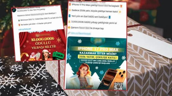 Sosyal medyada 'yılbaşı çekilişi' tuzağı