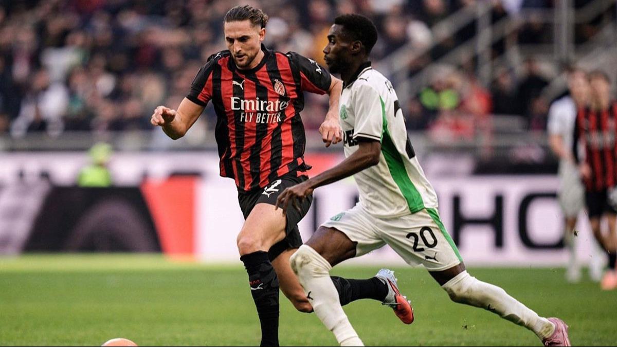 Milan'a Sassuolo elmesi