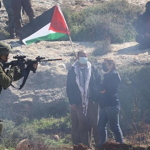 Soyk�r�mc� �srail, Bat� �eria'da Filistinli bir �ocu�u yaralad�