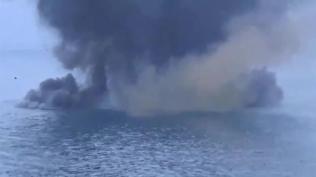 Ukrayna'dan Novorossiysk liman�na sald�r�... Rus denizalt�s� vuruldu