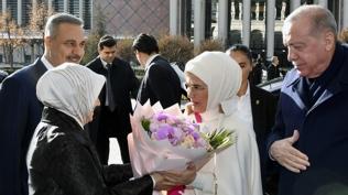 Cumhurbaşkanı Erdoğan, Büyükelçiler Konferansı'na eşi Emine Erdoğan ile katıldı