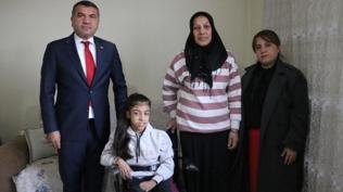 Bah�eli'ye yap�lan �a�r� kar��l�ks�z kalmad�! Engelli k�za yard�m eli uzand�