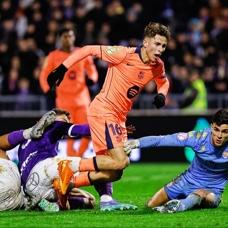 Barcelona, Kral Kupas�'nda son 16'ya y�kseldi