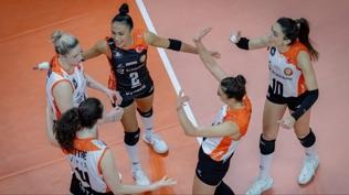 Eczacıbaşı, Galatasaray'a set vermedi