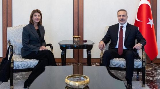 Bakan Fidan, Guterres'in K�br�s Konusunda �ahsi Temsilcisi Holguin'i kabul etti