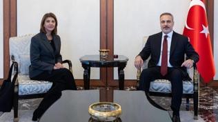 Bakan Fidan, Guterres'in Kıbrıs Konusunda Şahsi Temsilcisi Holguin'i kabul etti