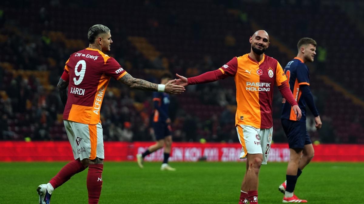 Galatasaray kupada Ba�ak�ehir'i ilk kez yendi