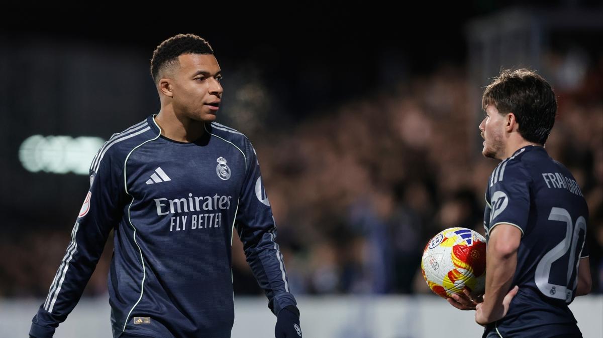 Real Madrid kupada Mbappe'nin golleriyle turlad�