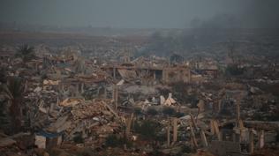 Soykırımcı İsrail'den Gazze'ye saldırı: Bölgeden dumanlar yükseldi