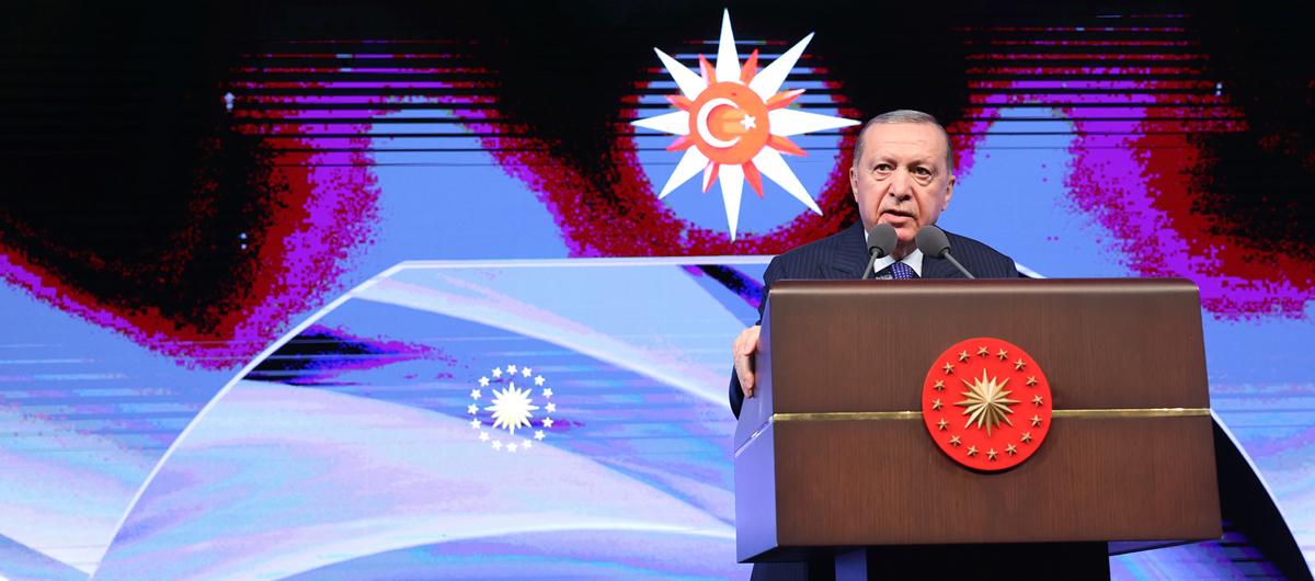 Gazze i�in m�cadele vurgusu! Ba�kan Erdo�an: Filistin'in yan�nda e�ilmeden dimdik duruyoruz