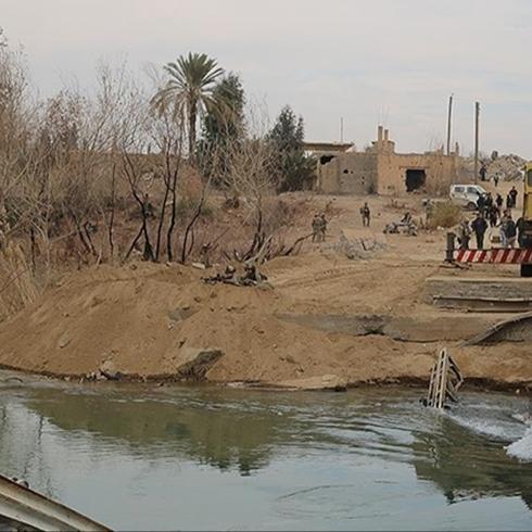 Suriye'nin 'B�y�k Kuzey Nehri' kurakl���n ard�ndan yeniden akmaya ba�lad�