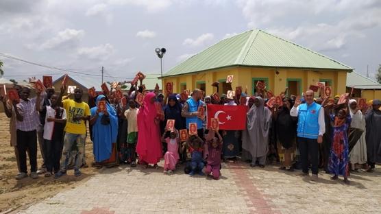 TDV'den Nijerya'ya yard�m eli: Su kuyusu ve mescit a��ld�