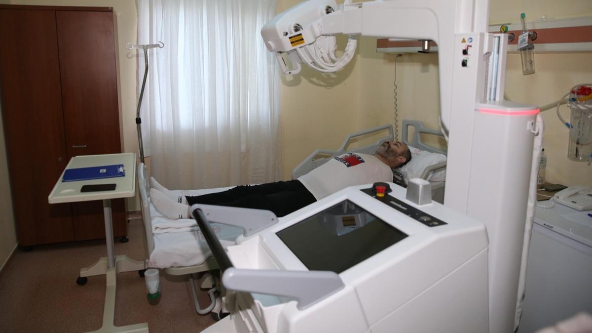 Hastan�n aya��na giden r�ntgen! Yerli teknoloji sahada kullan�lmaya ba�land�