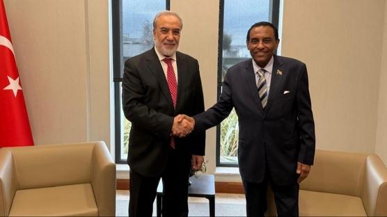 D��i�leri Bakan Yard�mc�s� Kulakl�kaya, Sudan Ba�bakan� �dris ile g�r��t�