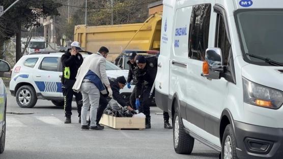 Yaya ge�idini kald�rd�klar� yerde hafriyat kamyonu can ald�