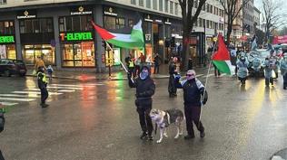 �sve�'te soyk�r�mc� �srail protesto edildi