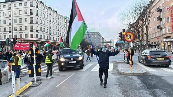 �sve�'te soyk�r�mc� �srail protesto edildi