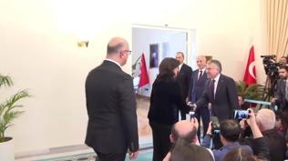 DEM Parti �mral� heyetinden AK Parti'ye ziyaret