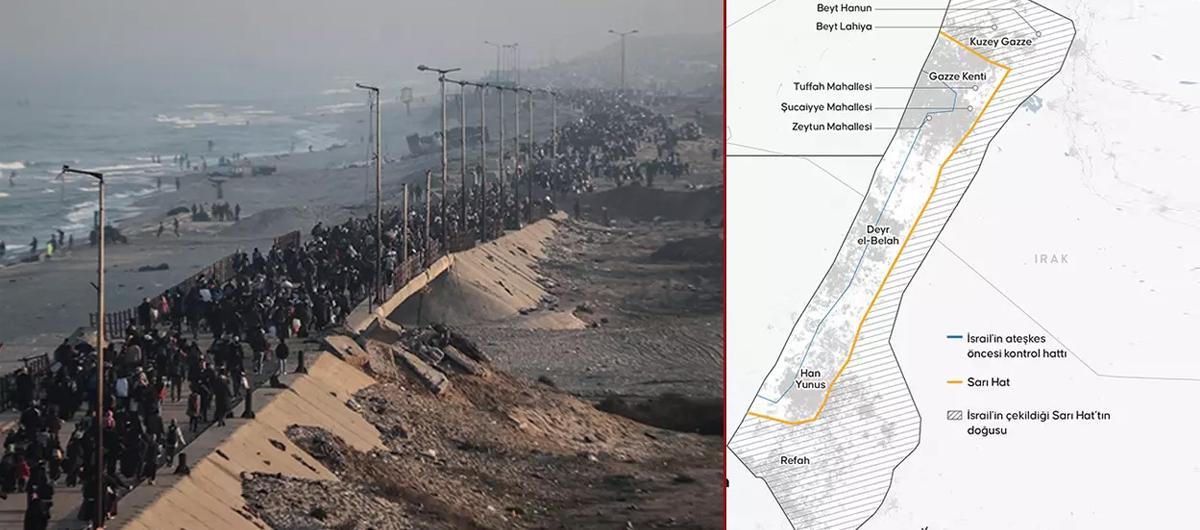 Gazze'de Sar� Hat: Ate�kes mi, yeni s�n�r m�?