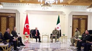 Bakan G�ler, Suriye Savunma Bakan� T�mgeneral Ebu Kasra ile g�r��t�