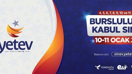 YETEV Okullar�'ndan bursluluk ve kabul s�nav�: Son tarih 8 �ubat