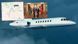 �zel jet radardan kayboldu