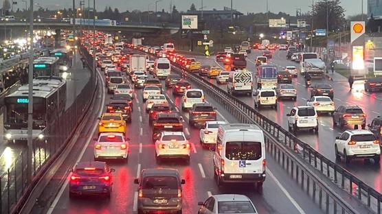 �stanbul'da trafik �ilesi