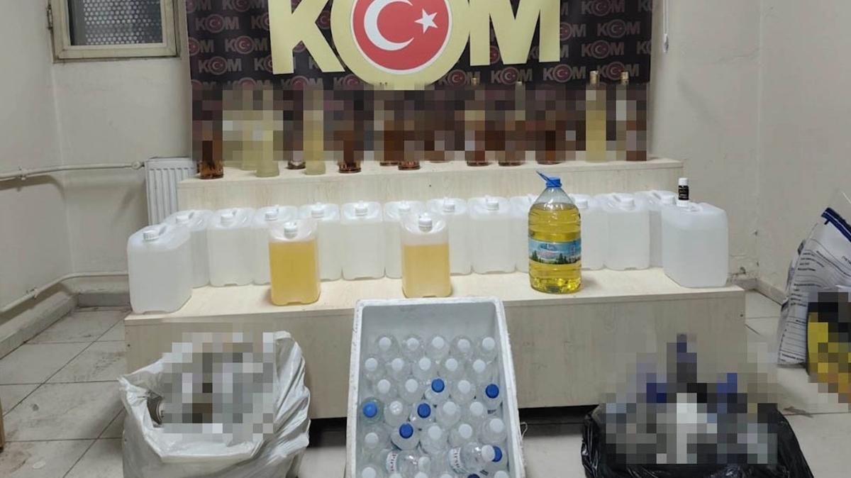 Sahte i�ki operasyonunda 3 tutuklama