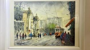 Sanat�� Burhan �zer'den yeni sergi: �I����n D��t��� Yer� PonART Akademi Galeri'de a��ld�