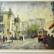 Sanat�� Burhan �zer'den yeni sergi: �I����n D��t��� Yer� PonART Akademi Galeri'de a��ld�