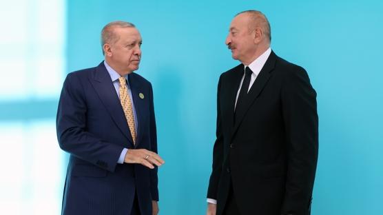 Ba�kan Erdo�an'dan Aliyev'e do�um g�n� tebriki