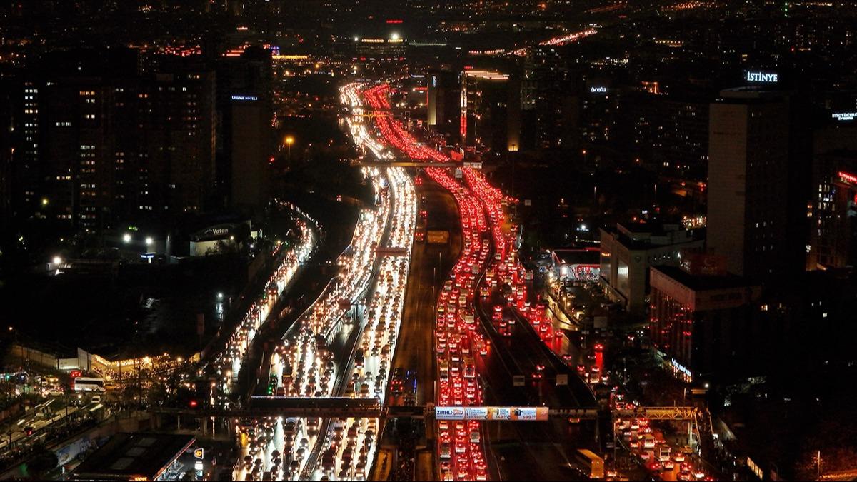 Trafik yo�unlu�u y�zde 90'a ula�t�