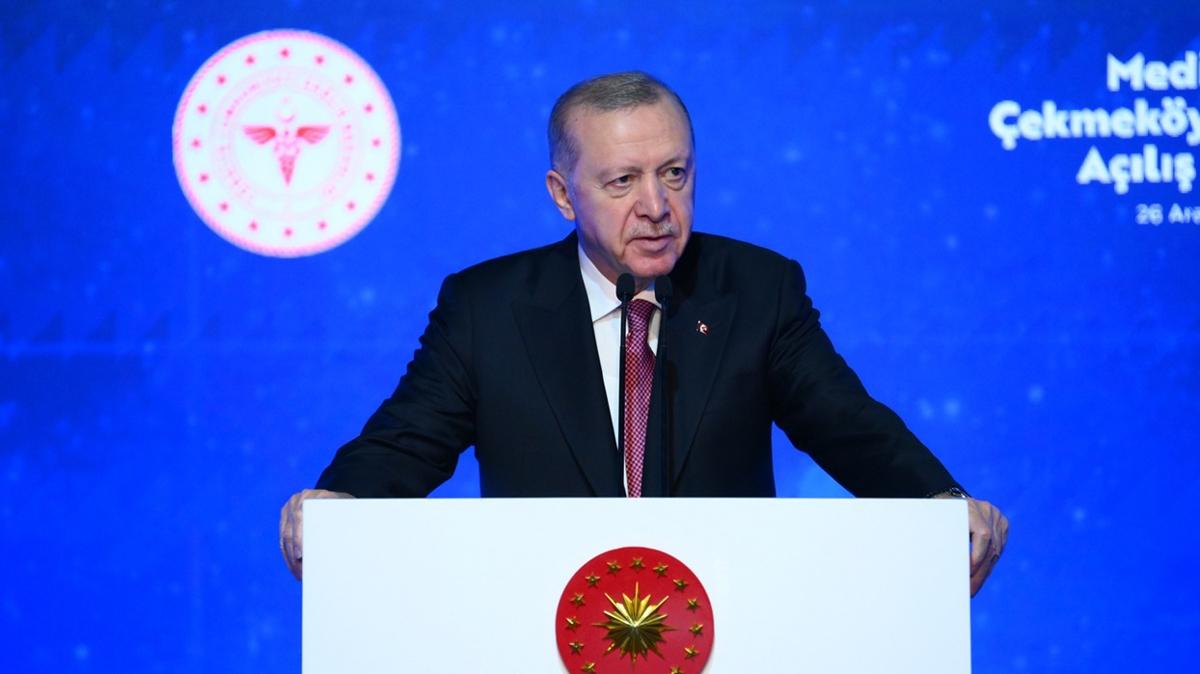 Cumhurba�kan� Erdo�an'dan sa�l�k sistemi vurgusu: Avrupa trajedi ya�ad�