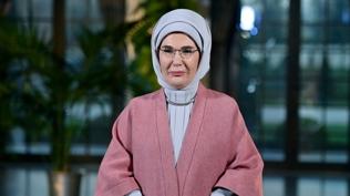 Emine Erdo�an: K�llerinden do�acak bir Gazze'ye inan�yoruz