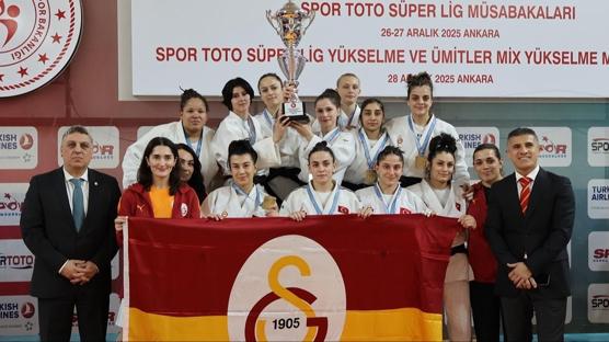 Galatasaray, Kad�nlar Judo S�per Lig'de �ampiyonlu�a ula�t�
