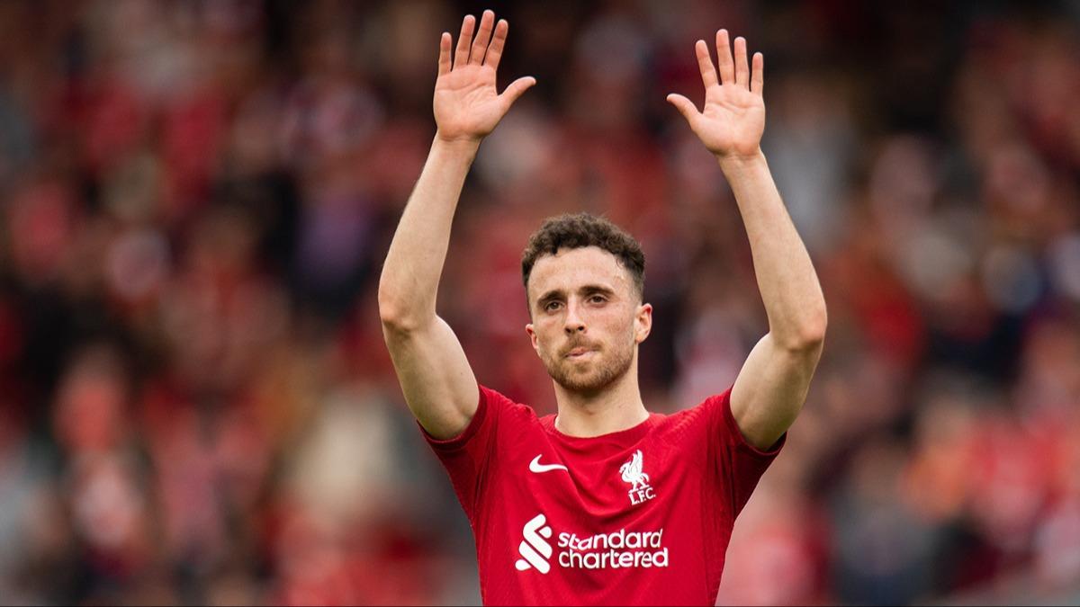 Liverpool'dan anlaml� jest: Diogo Jota'n�n �ocuklar� maskot olacak