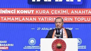 Asr�n in�as�nda tarihi g�n... Ba�kan Erdo�an'dan 'deprem turistleri' tepkisi: Hi�biri ortada yok