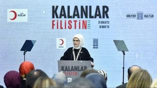 Emine Erdo�an'dan 'Hanzala' mesaj�: Art�k bize y�z�n� d�ns�n