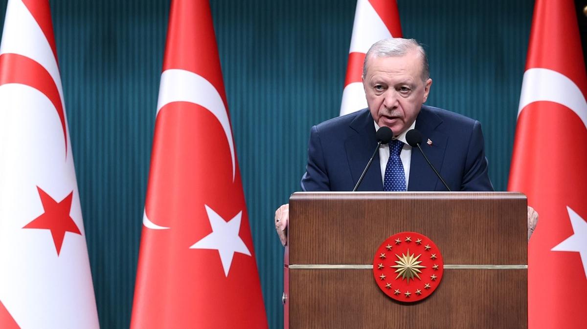 KKTC'den Ba�kan Erdo�an'a destek: 'Yolumuzu ayd�nlatan stratejik bir pusulad�r'