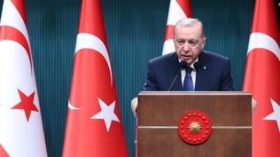 KKTC'den Ba�kan Erdo�an'a destek: 'Yolumuzu ayd�nlatan stratejik bir pusulad�r'
