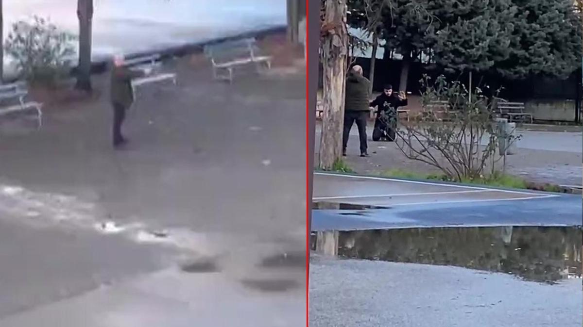 Okul bah�esinde rehine krizi