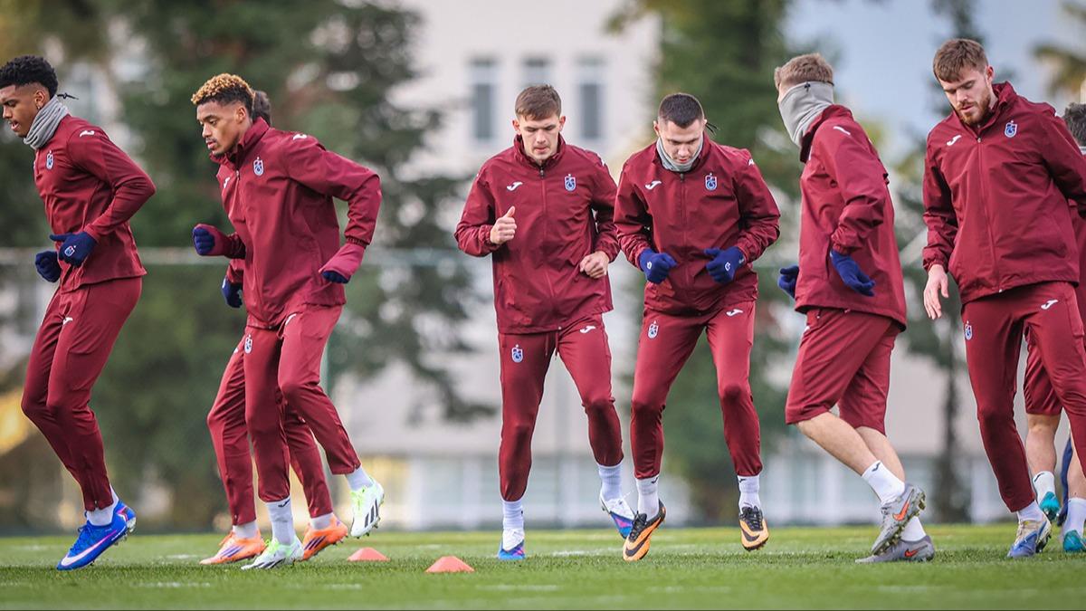 Trabzonspor, Galatasaray derbisine haz�rlan�yor