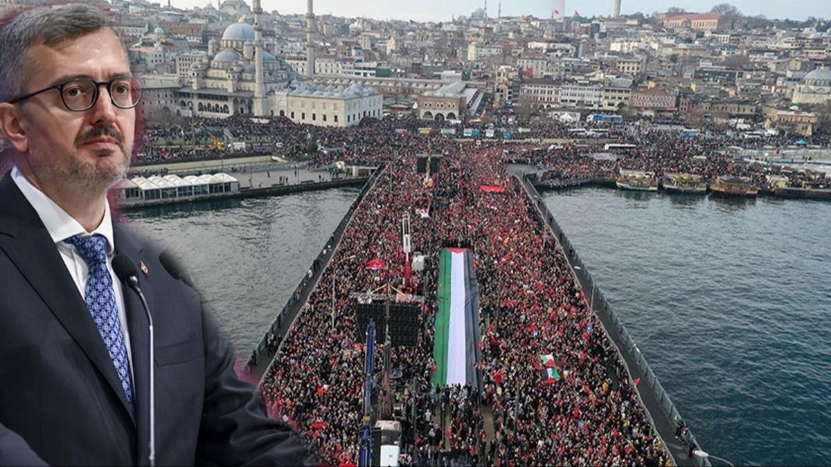 Filistin y�r�y���ne destek �a�r�s�