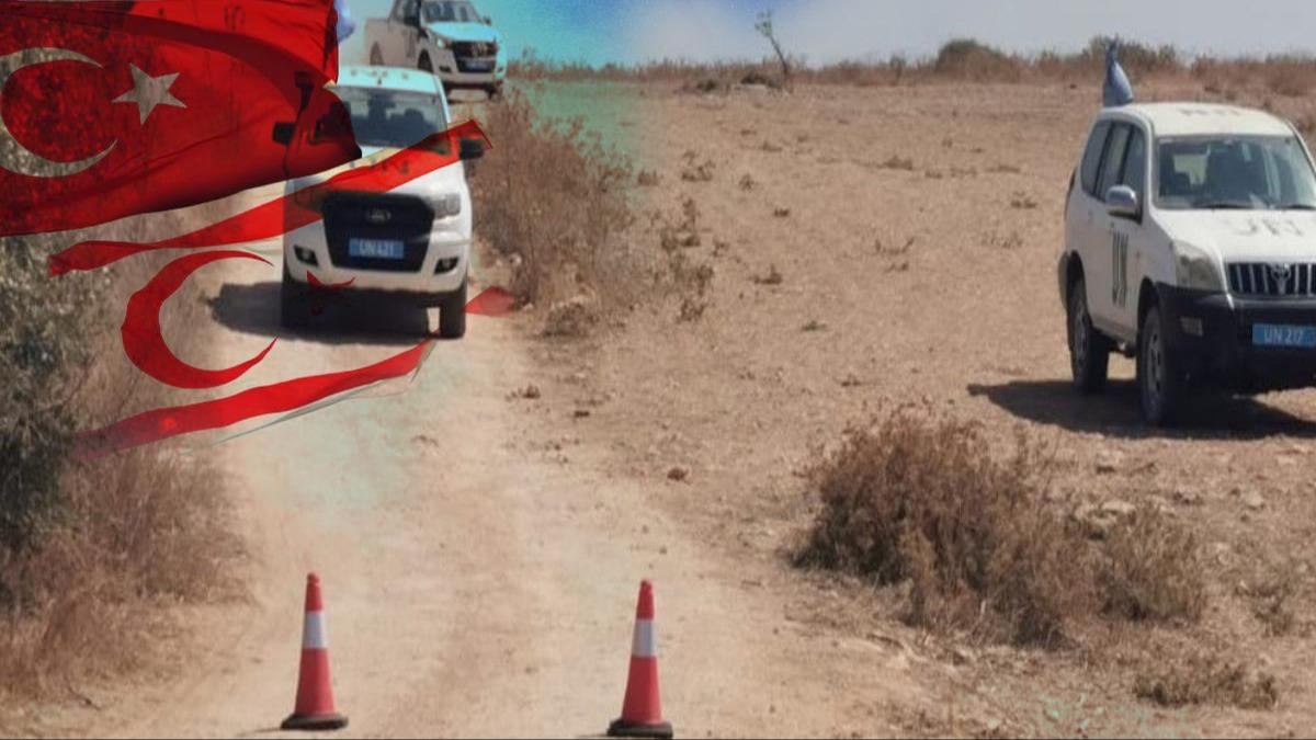 K�br�s'ta BM g�lgesinde s�n�r ihlali! T�rk askerini kar��lar�nda g�ren Rumlar �areyi ka�makta buldu