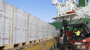 T�rkiye Sigorta ve T�rk K�z�lay i� birli�iyle Gazze'ye destek